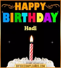 GiF Happy Birthday Hadi